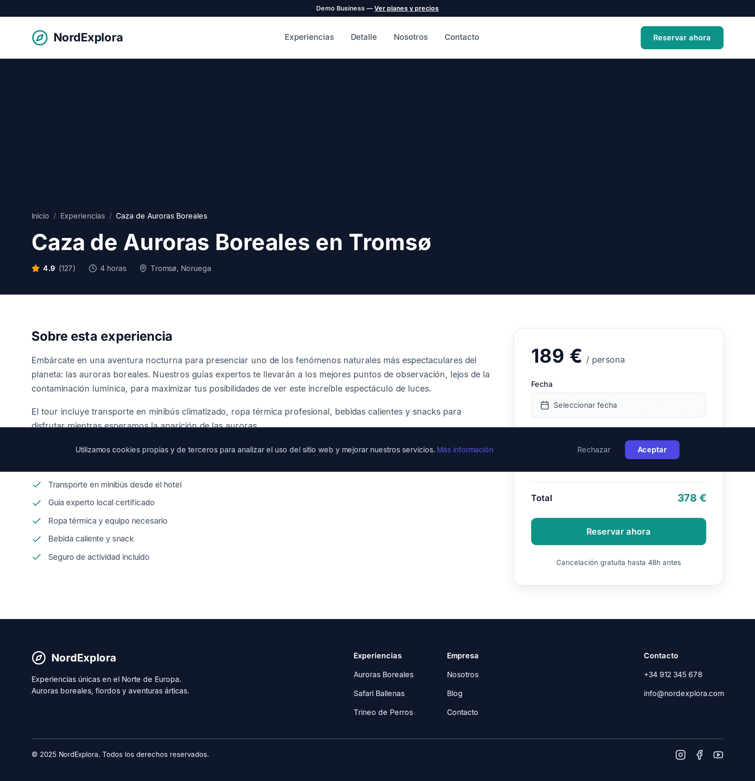 Detalle de Experiencia